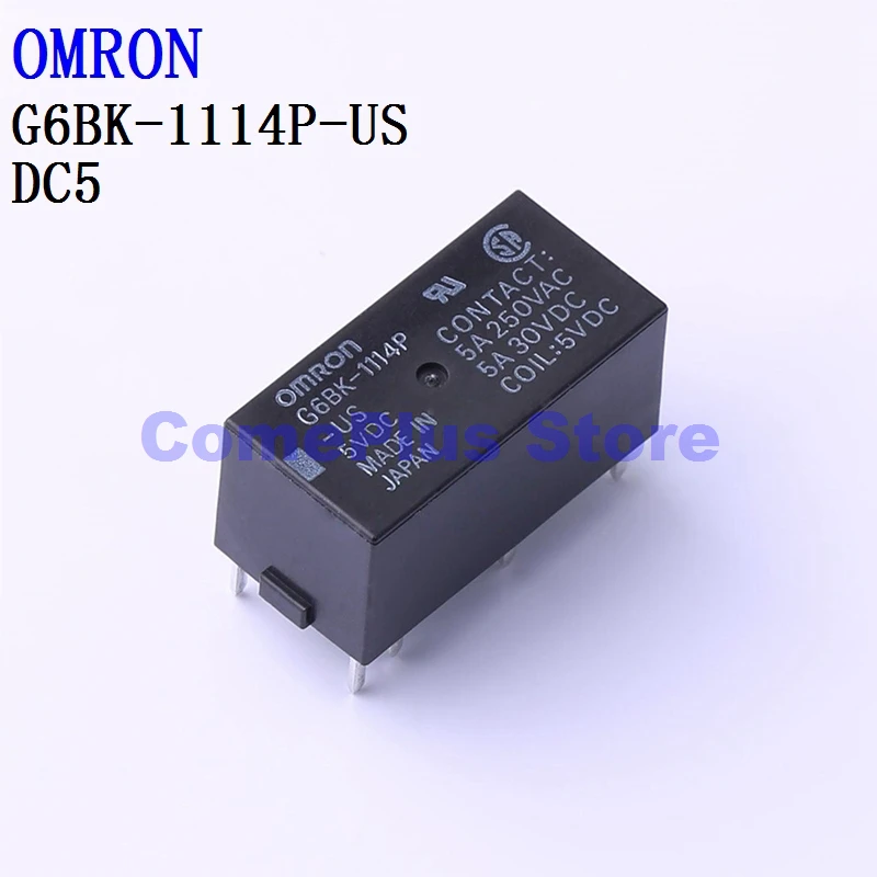 5 шт., реле мощности G6BK-1114P-US DC5-DC5