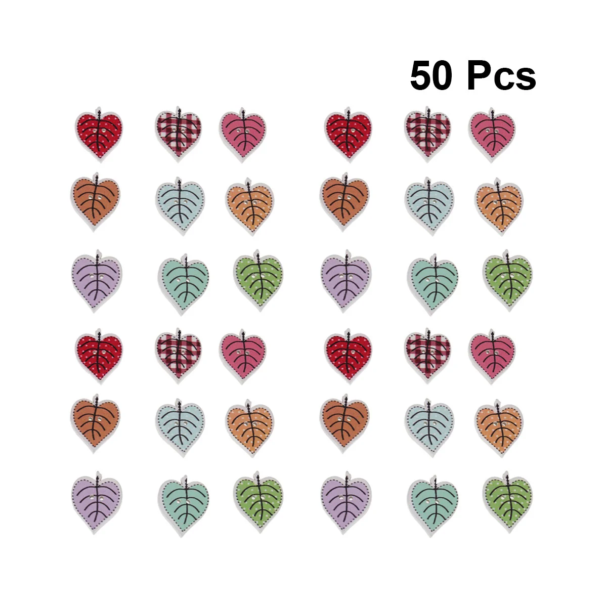 

Buttons Wooden Sewing Button Leaves Diy Wood Cartoon Shaped Holes Craft Craftsanimal Kids Cat Ornament Scrapbooking Decorative