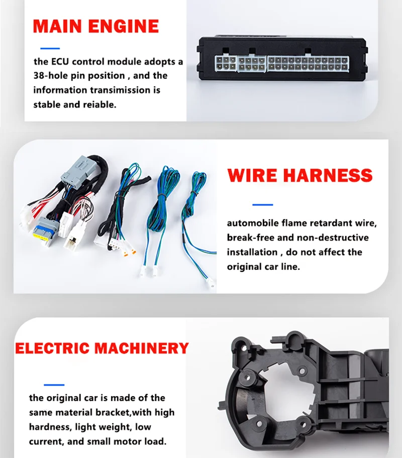 Для Toyota Wildlander 2022 Авто Интеллектуальный автомобиль электрический боковой зеркала