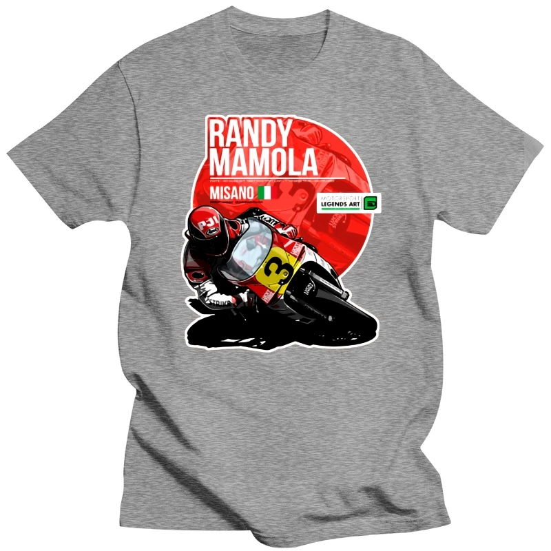 Men t-shirt Randy Mamola 1987 Misano tshirt Women t shirt