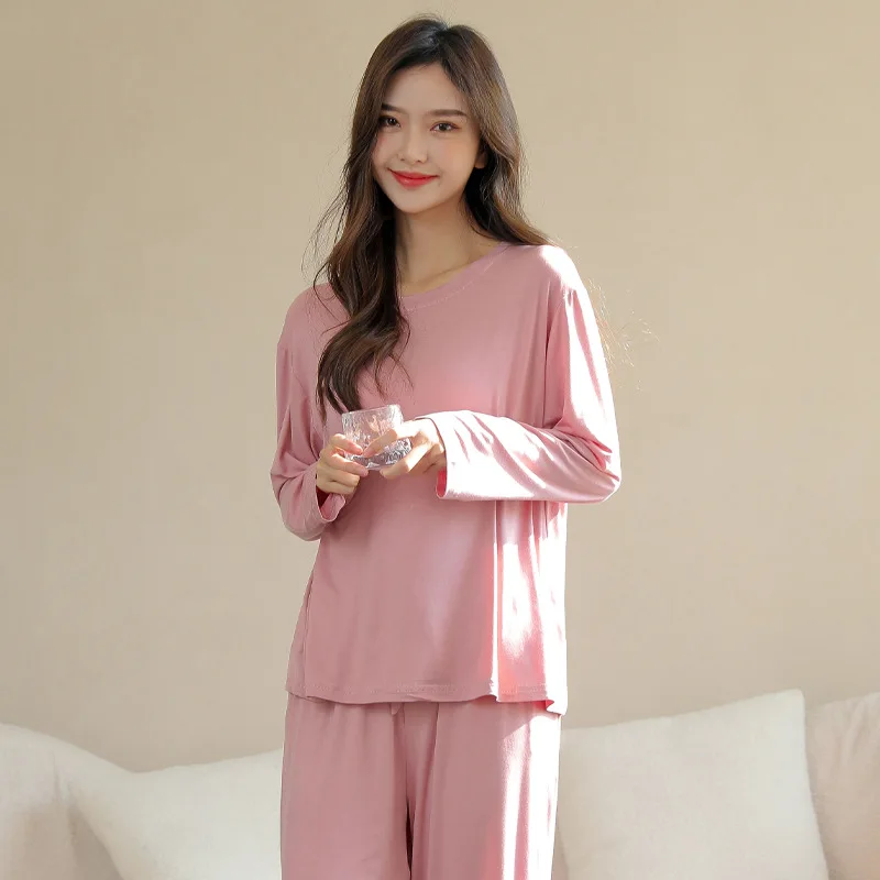 Pajamas for Women Spring and Summer Thin Fashion Home Service Can Be Worn Outside Plus Size Suit Comfortable and Soft Sleepwear