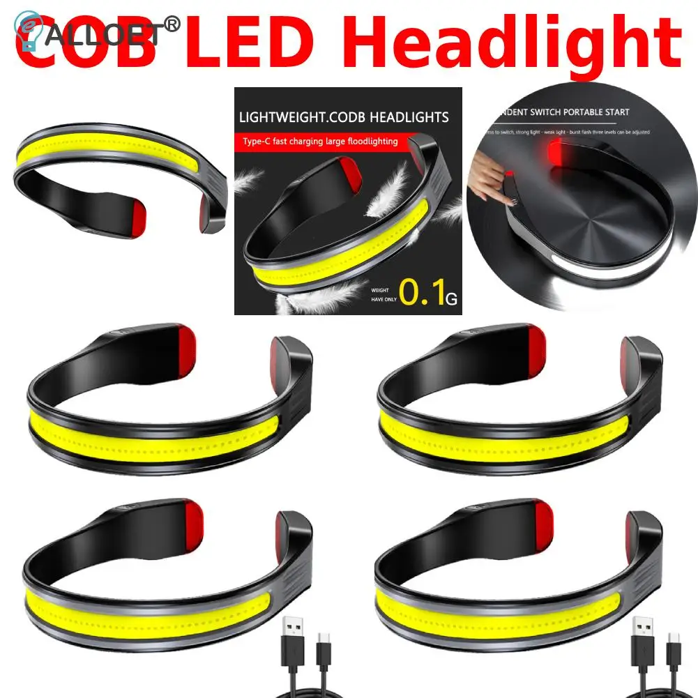 

Портативный уличный фонарик с зарядкой от USB, Фонарь налобный фонарь для кемпинга, приключений, езды на велосипеде, экстренных ситуаций