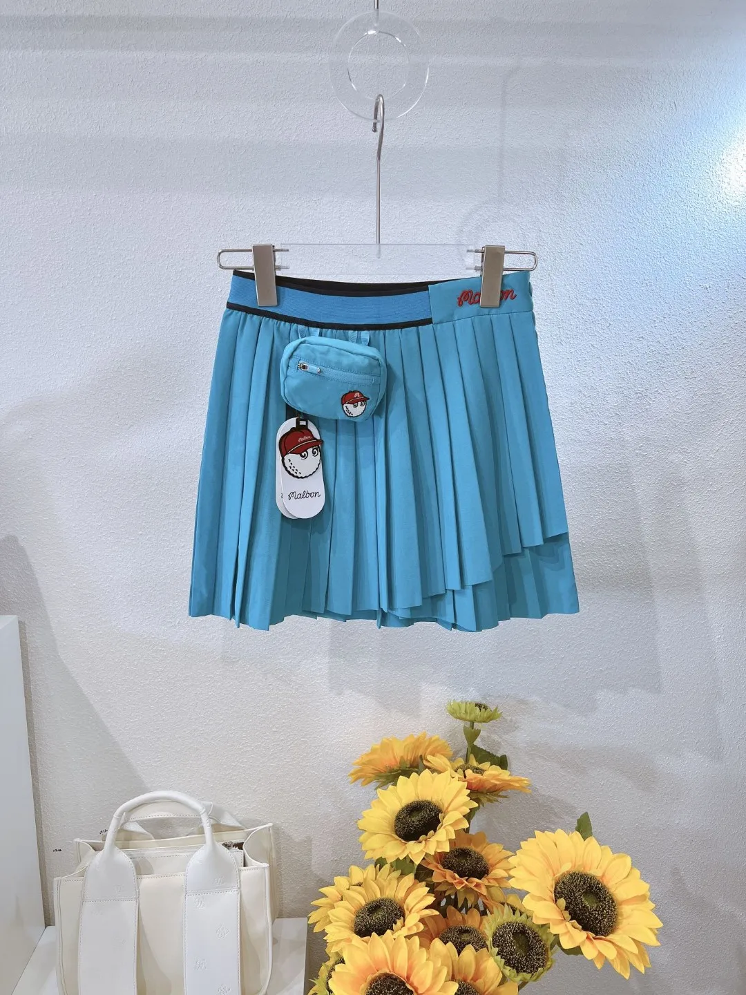 

Golf Women Short Skirt Summer With Small Waist Bag Skirt