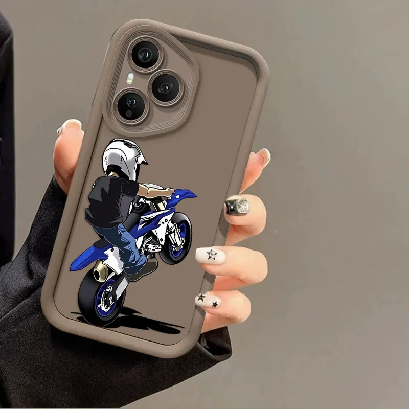 Фото Силиконовый чехол из ТПУ для Honor 400 Pro 400 Lite Smart 5G, защитный, ударопрочный, с принтом Motocyber. №5