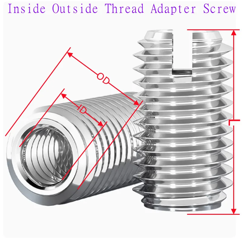 

Переходники резьбовые ZFhong SS0734 нержавеющая сталь M2-M16