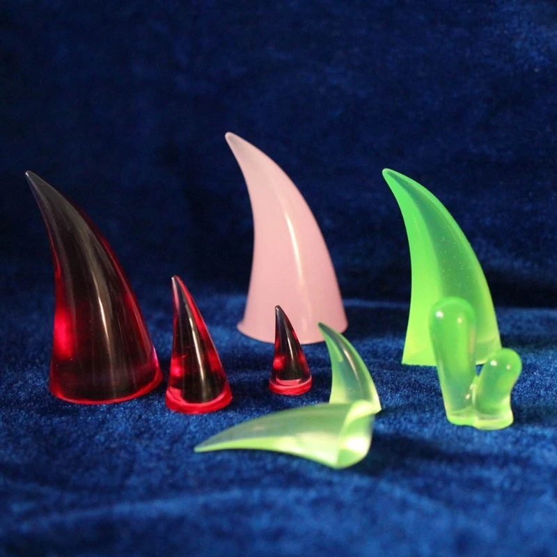 Многофункциональные рога с когтями дьявола DIY формы силиконовые для косплея