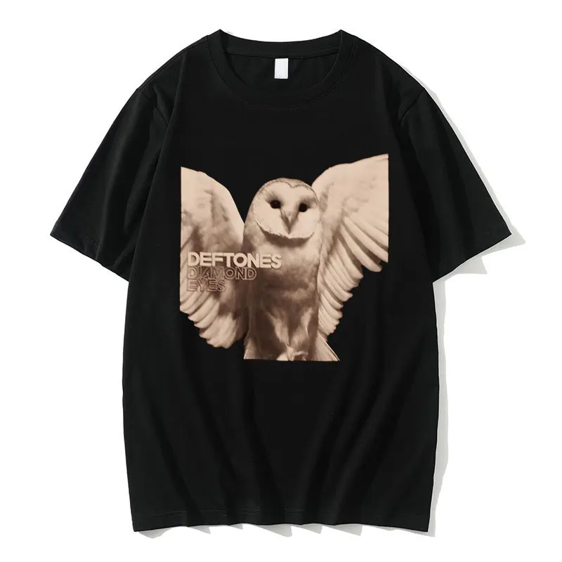 

Deftones Diamond Eyes Oversized Graphic T-shirts Men Women Unisex Harajuku Alternative Rock Metal Tshirt Male Cotton Gothic Tees