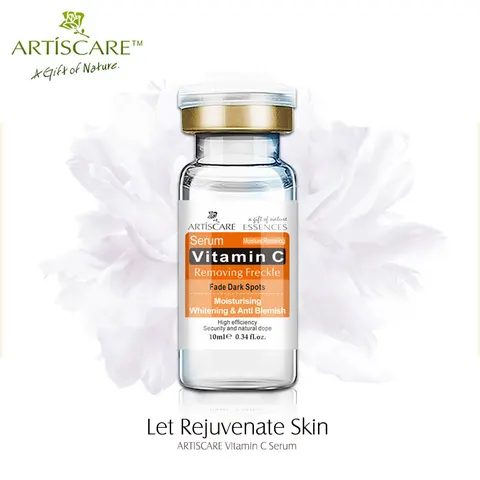 ARTISCARE Сыворотка с витамином С, 4 шт./лот для лица, увлажняющая гиалуроновая кислота, уход за лицом, осветляющая эссенция для лица