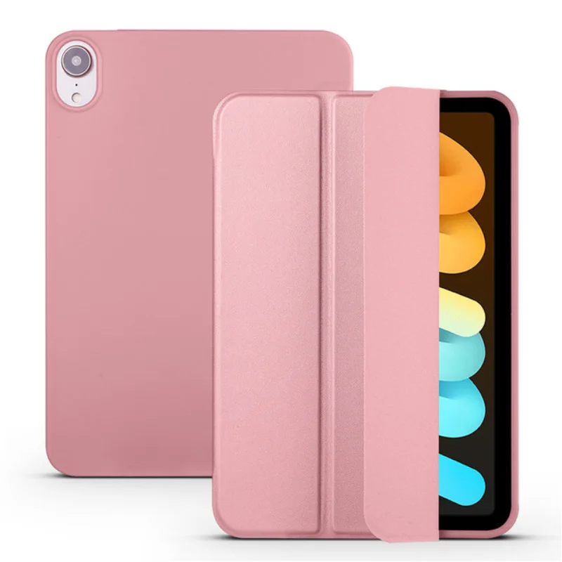 

for New iPad mini 6 mini6 Case 2021 Folding Stand Smart Folio Cover for iPad Mini 6 6th Generation 2021 PU Leather Case