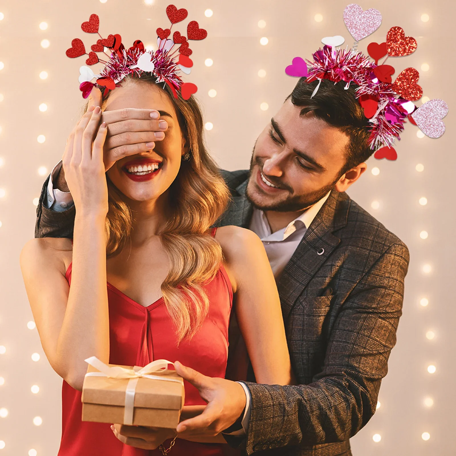 Повязки на голову ко Дню святого Валентина обручи для волос вечерние аксессуары