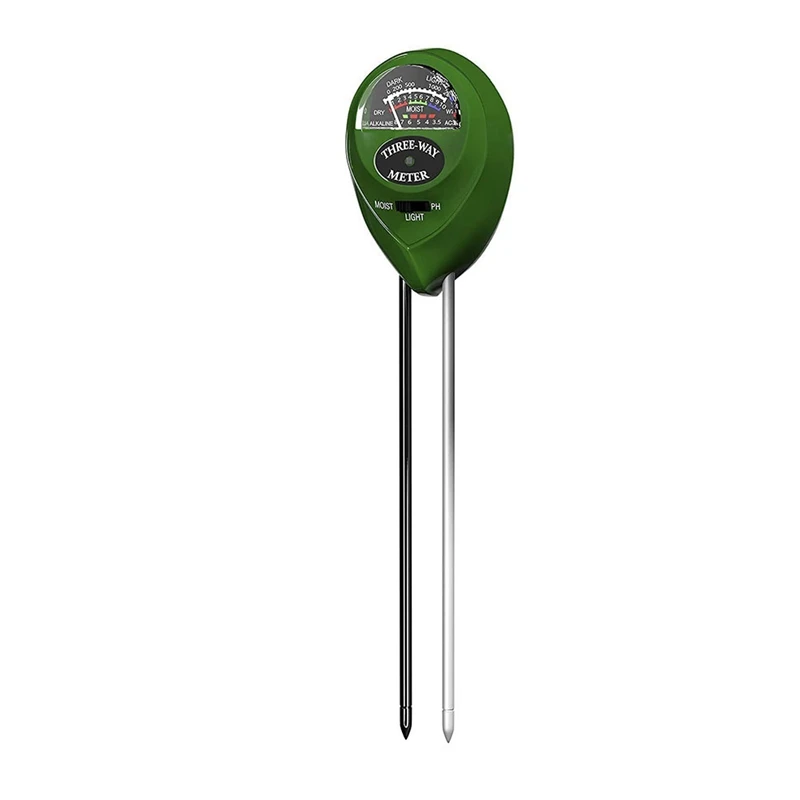 

Soil Tester Plastic Cement Soil Tester Moisture, Light, PH, Meter Tool For Garden, Farm, Plant, Outdoor, Indoor