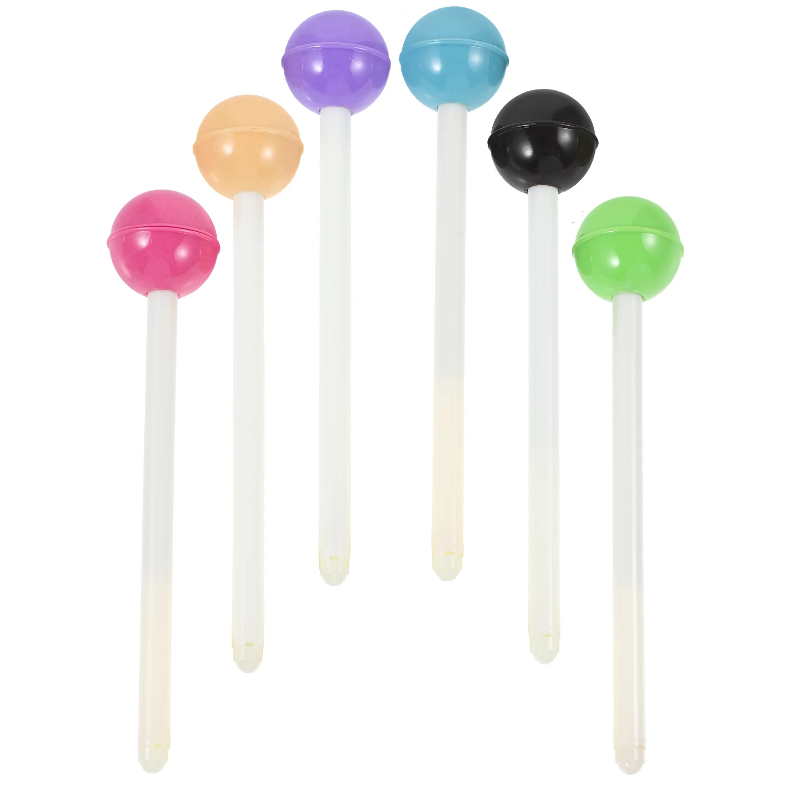 

6pcs Gel Pen Lovely Gel Pen Cartoon Award Gel Ink Pen Lollipop Shape Pens Birthday Gift