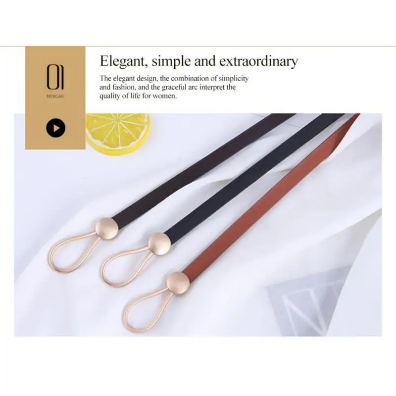 Роскошный брендовый тонкий ремень с золотой пряжкой модный из искусственной