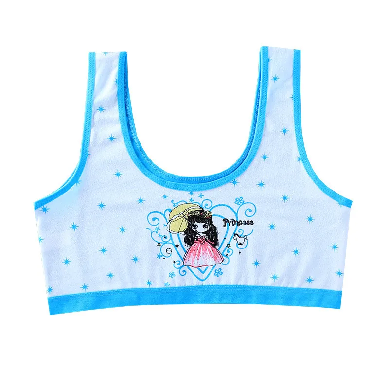 

Cotton Young Girls Training Bra Kids Vest Teens Teenage Underwear Children Bras Girl Tube Top sports 7-16Y bra se