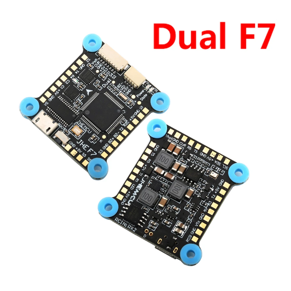 

Jemrc F7 Flight Controller Dual Gyro AIO OSD 5V 8V BEC & Black Box 2-6S for RC Drone FPV Racing Multicopter VS SucceX F7