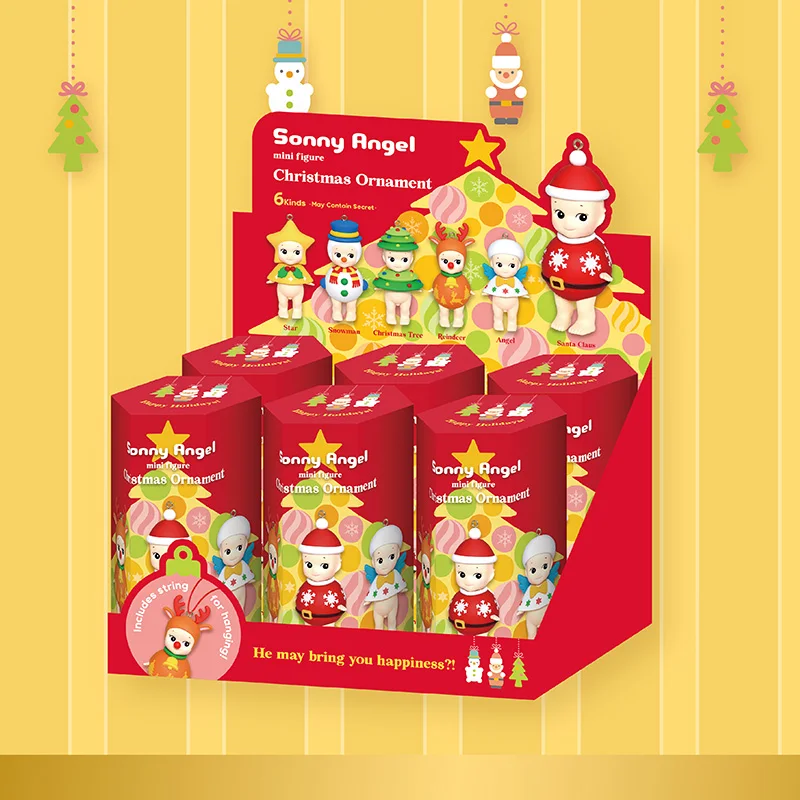 

Sonny Angel Blind Box 2022 Christmas Decoration Collection Mystery Box Fashion Surprise Gift Anime Figures Kids Toy Ornaments