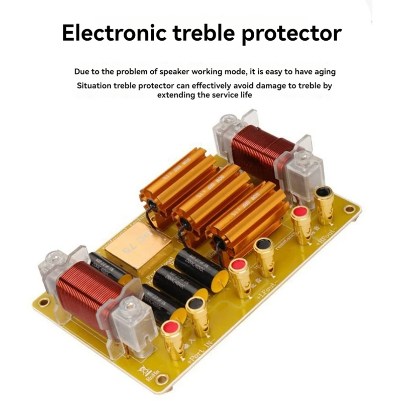 Audio Divider Crossover Two Way Single 18 Inch 15 12 Performance Filter Tweeter