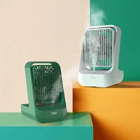 mist humidifier electric mini fan air conditioner desktop fans portable usb rechargeble water spray cooling for outdoor fs124