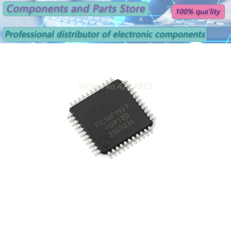 

1PCS PIC16F1937-I/PT PIC16F1937-I PIC16F1937 New Original Chip TQFP-44 Microcontroller Chip 8 Bit Single Chip Computer