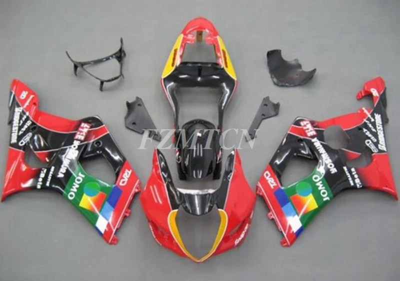 

New Motorcycle Fairings Kit Fit For Suzuki GSX-R1000 2003 2004 03 04 ABS Plastic Body Custom Free Red