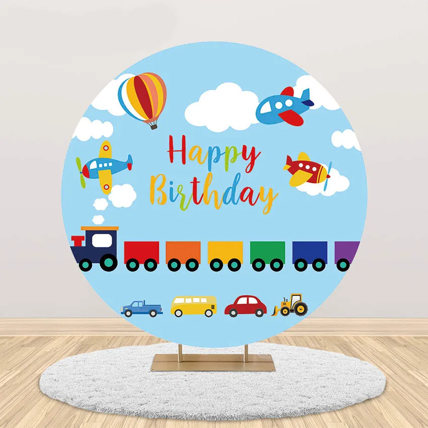 

Фотофон Mehofond, фотография, круглые фотообои, автомобиль, мальчик, день рождения, Обложка, эластичная Фотостудия