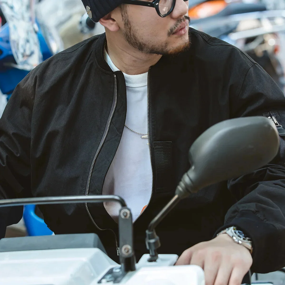 Куртка-бомбер Maden MA-1 летная ветрозащитная куртка-пилот повседневное