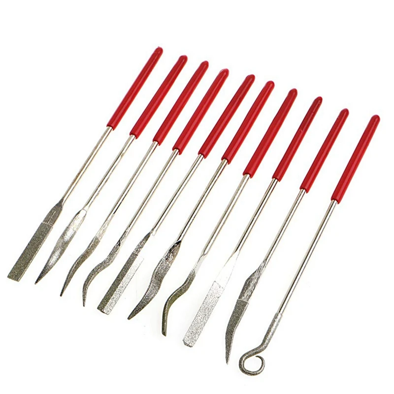 

10Pcs 3X140mm Diamond Needle File Set For Fine Filing Polishing Metal Stone Glass Ceramic Wood Carving Craft Files