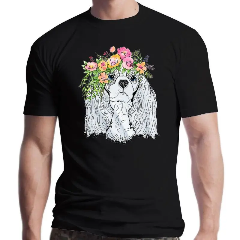 

Женская футболка с принтом, белая футболка с принтом в виде собаки