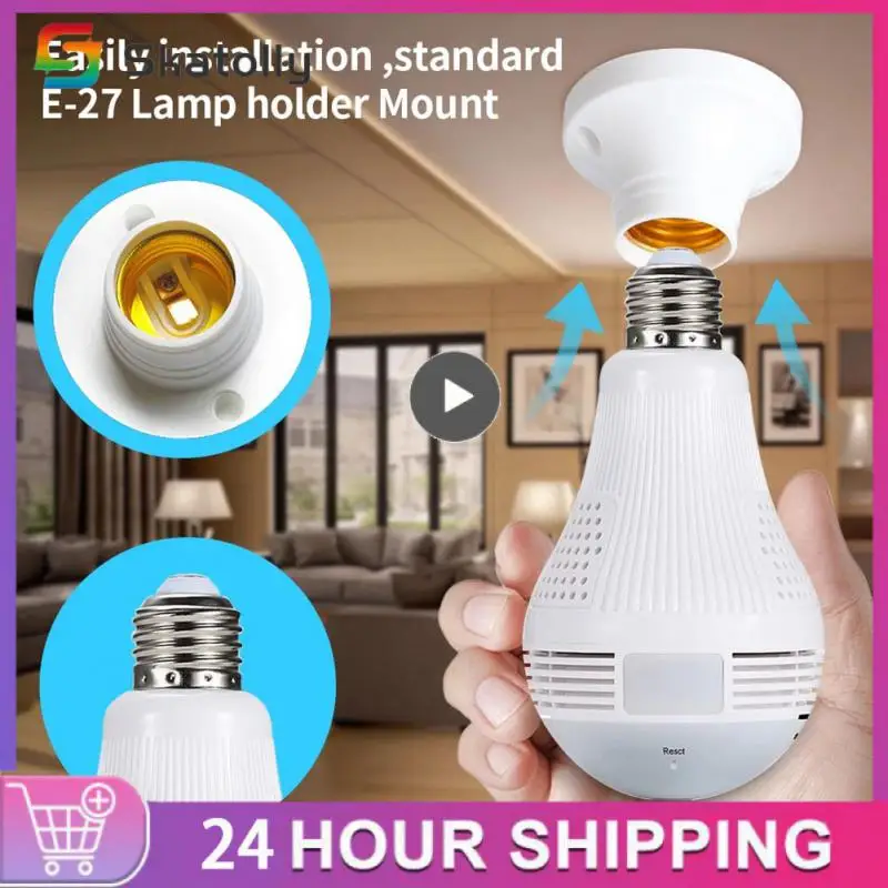 

Wifi Surveillance Camera Two-way Bulb Camera Wireless Security Camera Lighting Remote Monitor Baby Monitor Camera 960p Ip Camera