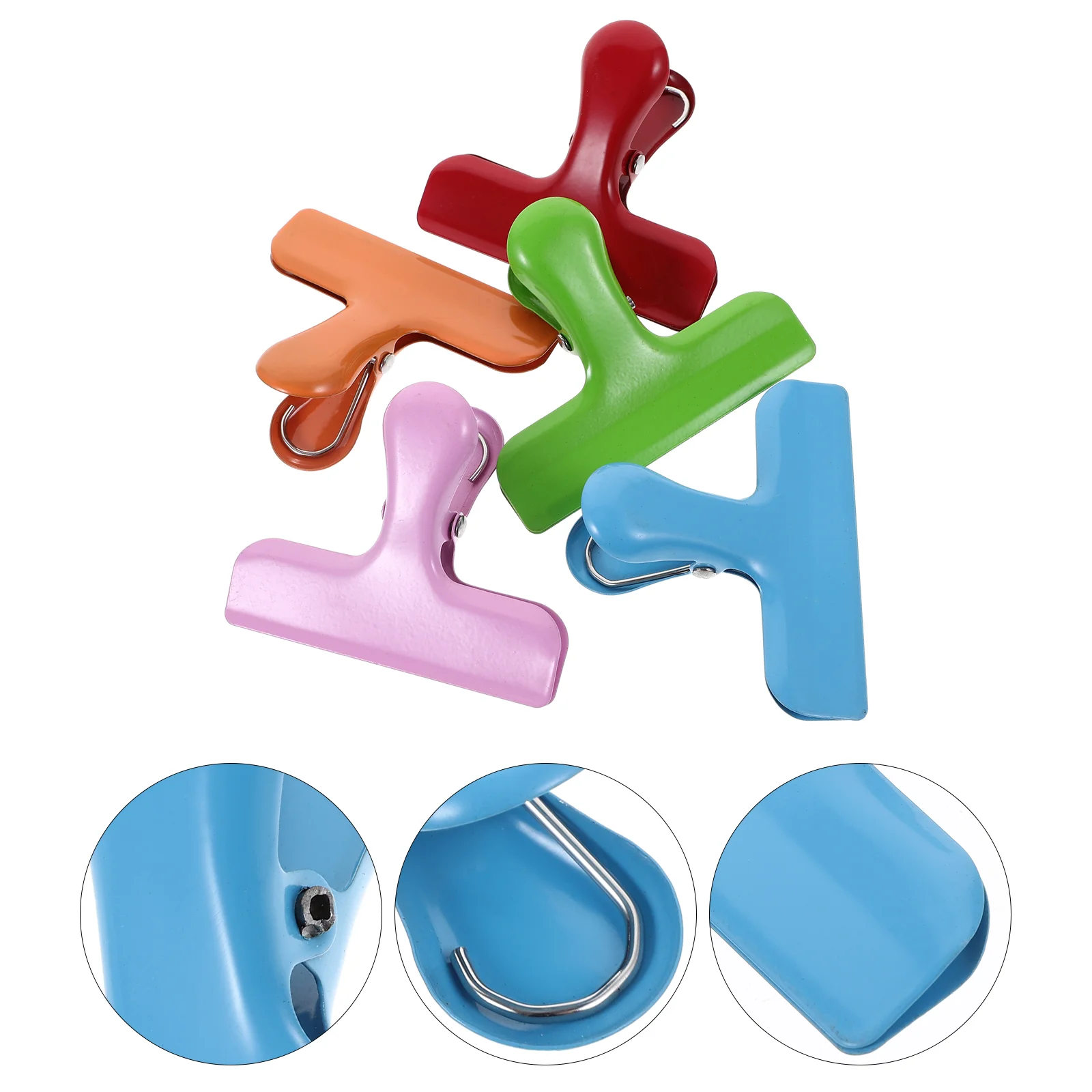 

10 Pcs Tea Bag Sealing Supply Leaf Clips Stainless Steel Kitchen Supplies Food Chip Accessory Pouch