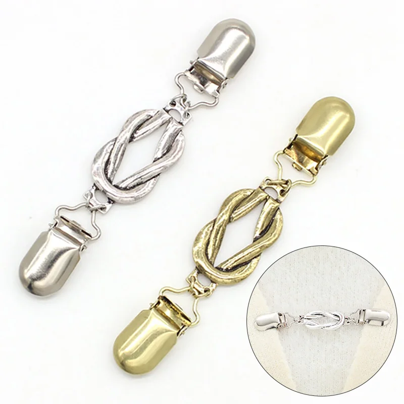 

1PC Vintage Sweater Shawl Clips Dresses Cardigan Collar Brooch Clip Vintage Shirts Clips for Women Girls Decor Supplies New