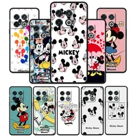 case cover for oneplus 1 9 8 7 7t 8t 9r 9rt 10 pro nord n10 n100 n200 ce 2 5g protection matte full disney mickey mouse