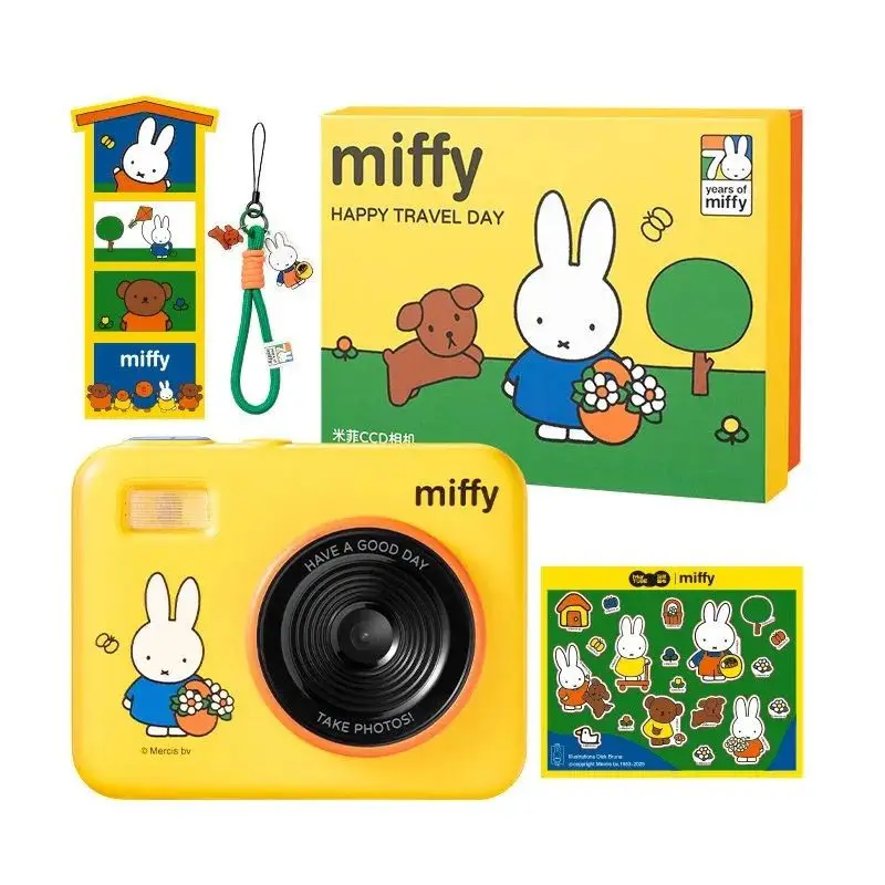 Аниме-камера Miffy CCD в подарочной коробке: милый и изысканный подарок на день рождения для женщин и девушек, чтобы делать красивые и милые фотографии. (art.: 3920db3ca6e15) - 3920db3ca6e15