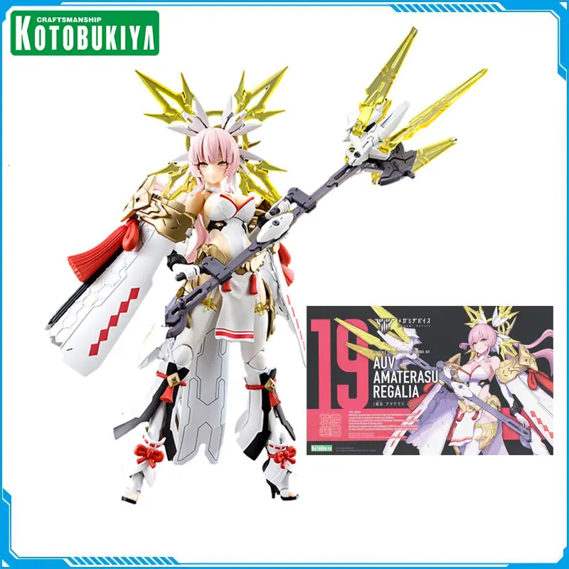 

Original KP698 Kotobukiya Megami Device AUV AMATERASU REGALIA Assembly Model Kit Action Figures Collectible Mobile Toys