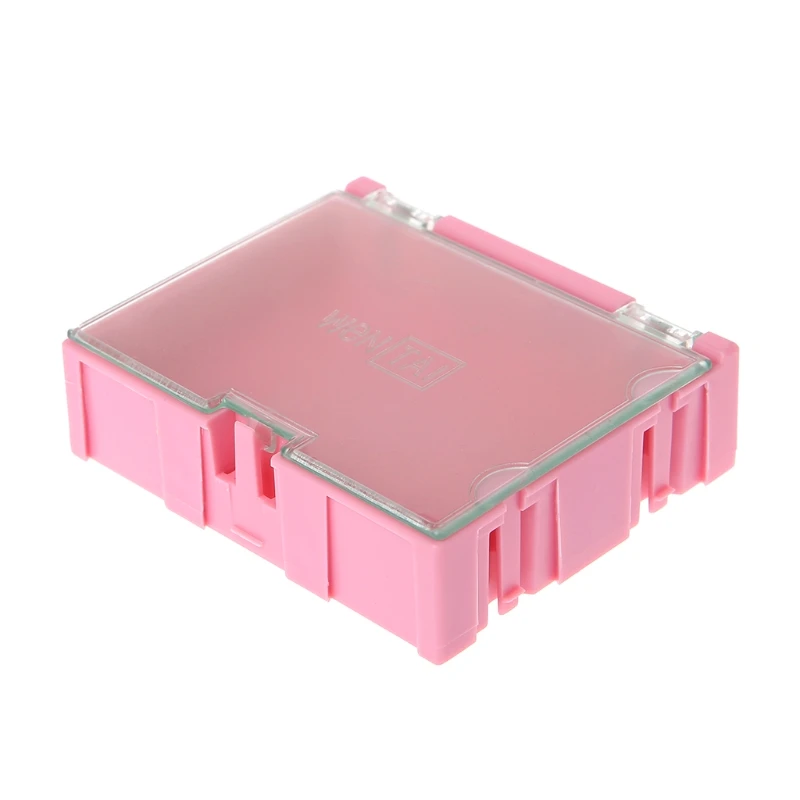 Электронная Мини-коробка SMD SMT чехлы для хранения электронных компонентов IC 75x63x21