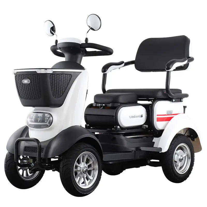 

Wholesale Electric 4 Wheel Bicycle Scooter with Two Storage Box