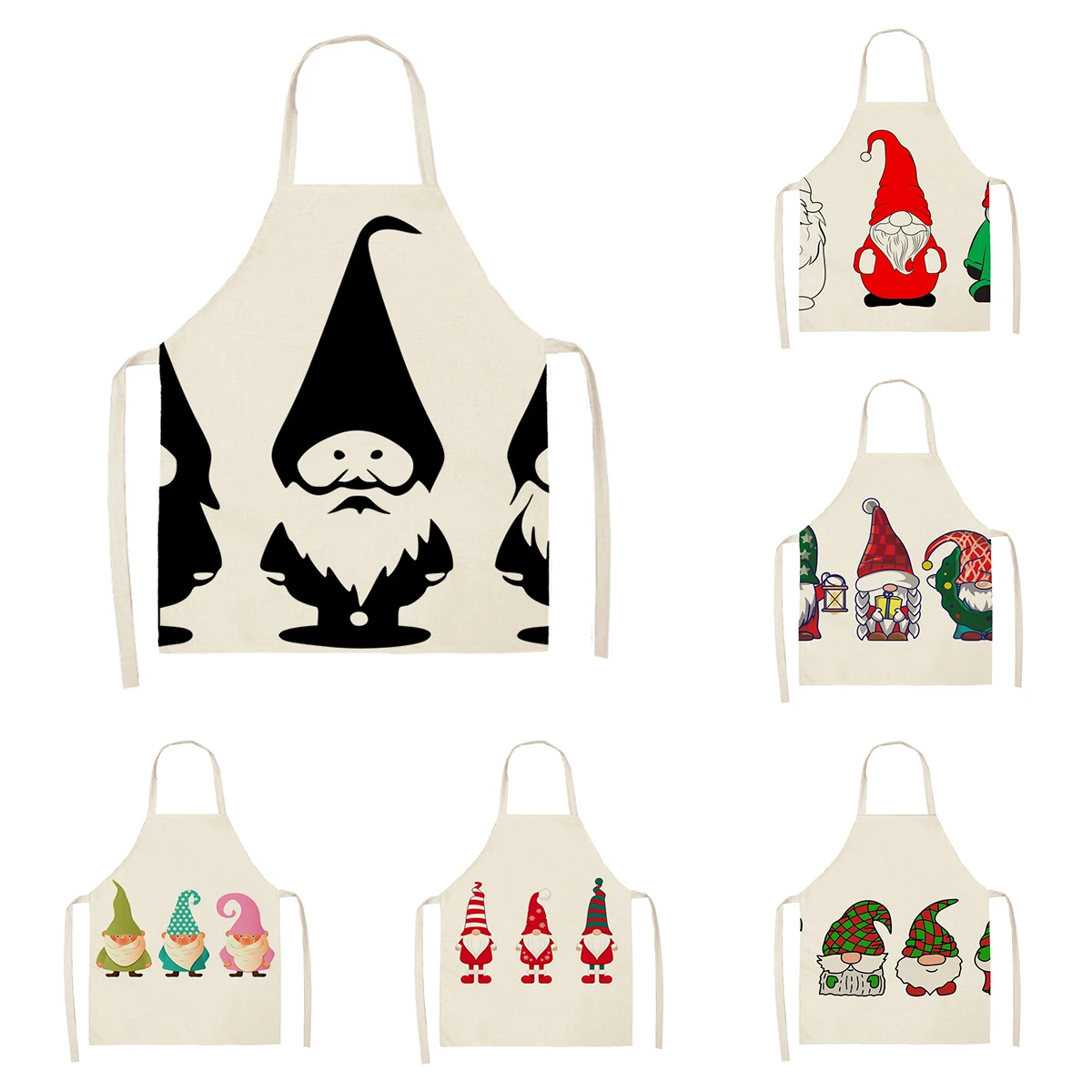 Кухонный Фартук для женщин льняной водонепроницаемый фартук мужчин и детей