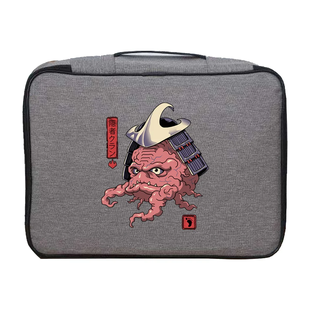 Handbag Documents Bags Organizer Unisex Travel Credentials Passport Storage Bag Cute Monster Print Waterproof File Luggage Case
