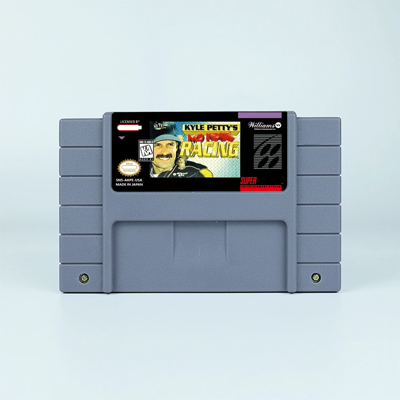 Экшн-игра Kyle Petty's No Fear Racing для 16-битной игровой карты SNES США