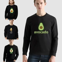 avocado print hoodies men sweatshirts hoodie long sleeve sweatshirt harajuku tops round neck clothes fashion pullover streetwear