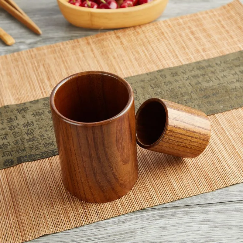 

Office Home Decoration Craft Pen Pencil Holder Solid Wood Desk Pen Pencil Holder Multi Purpose Use Pencil Cup Pot Desk Organize
