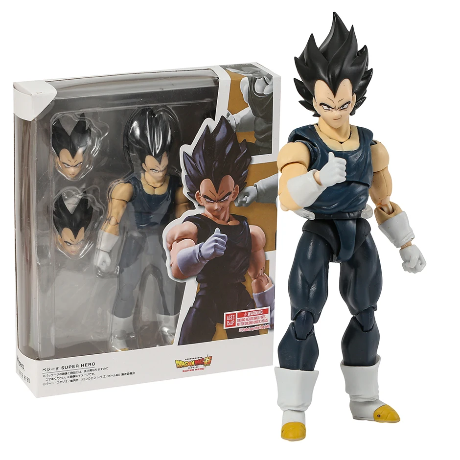 

Figural SHF DragonBall Z Super Hero Vegeta / Goku Clone Version PVC Action Figure Collectible Model Toy For Gift