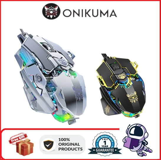 

Проводная настольная игровая машина ONIKUMA CW901, программируемая макро мышь