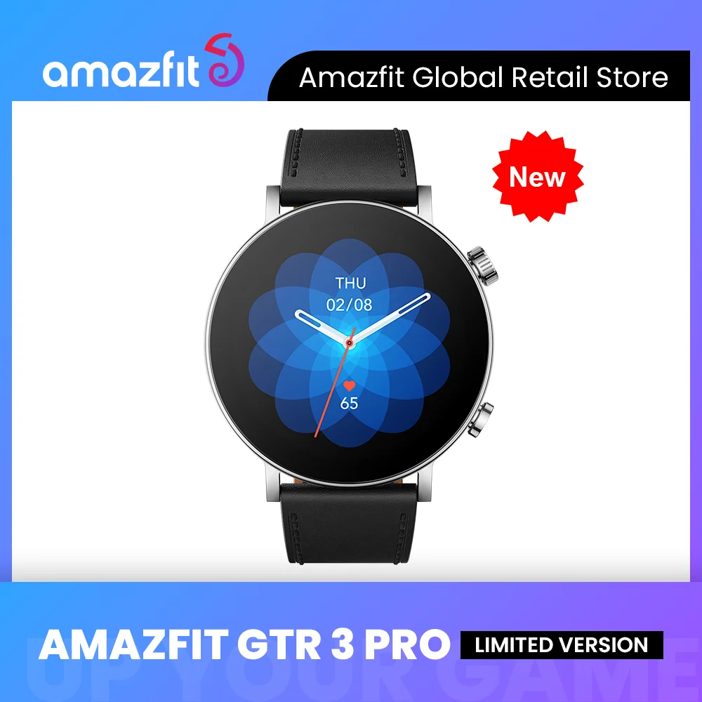 [Limited Edition] New Amazfit GTR 3 Pro Smartwatch 24H Easy Health Management 12 Day Battery Life Smart Watch For Andriod