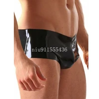 latex rubber tight shorts fetish men underwear briefs boxer custom made no zip