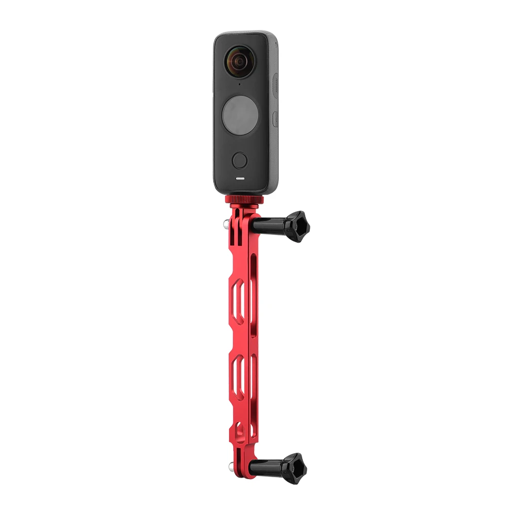 

Адаптер алюминиевый удлинитель для камеры Insta360 ONE X2/X, кронштейн для крепления на шлем для панорамной камеры Insta 360 ONE X2, аксессуары