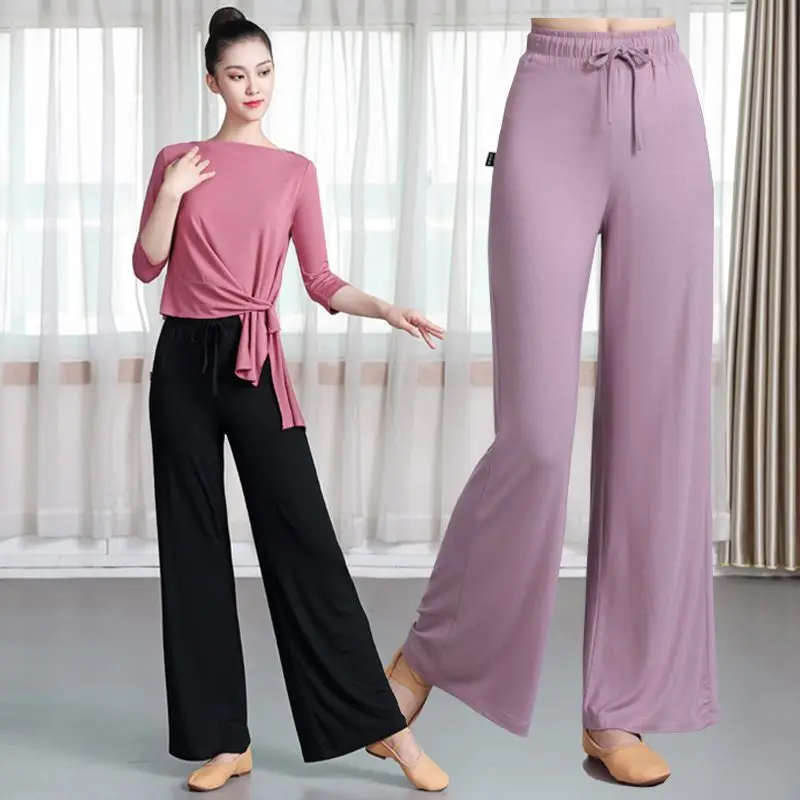 

Fashion High Waist Summer 2023 New Women Korean Wide Leg Pants Office Ladies Trousers Loose Fashion Female Long Pants S32