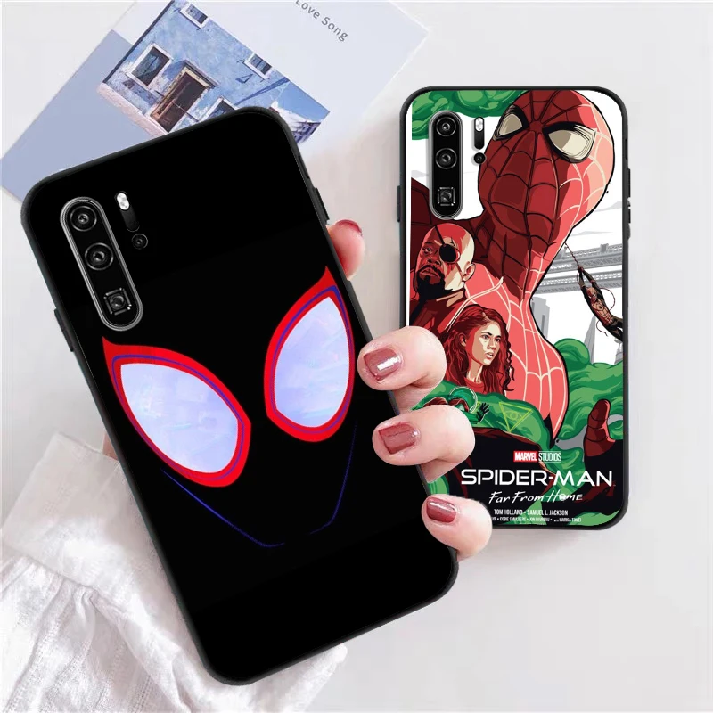 

Marvel Spiderman Phone Cases For Huawei Honor P30 P40 Pro P30 Pro Honor 8X V9 10i 10X Lite 9A Funda Back Cover Coque