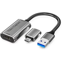 usb 3 0type c video capture card 1080p 60fps 4k hdmi compatible video grabber box for macbook ps4 game camera recorder
