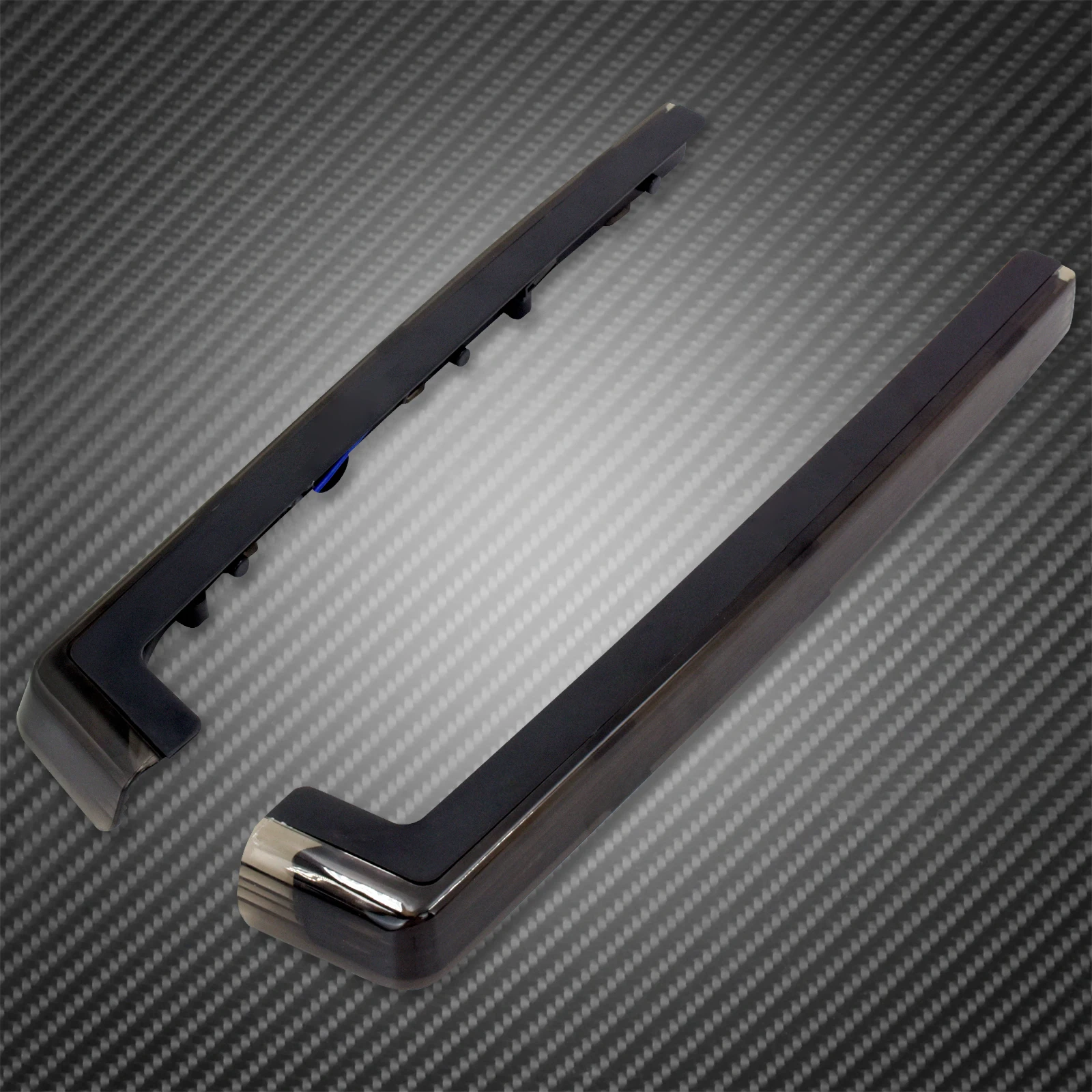 Мотоциклетный красный/дымчатый светодиодный светильник с боковой панелью для